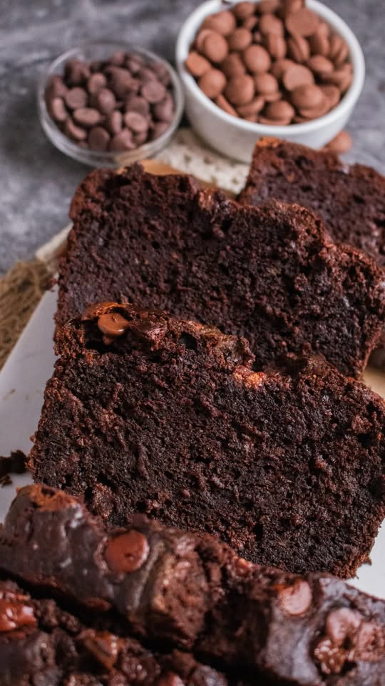 Fudgy Brown Butter Double Chocolate Banana Bread